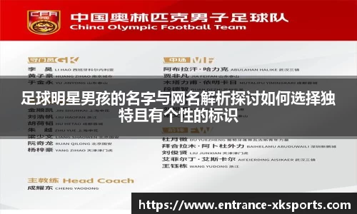 足球明星男孩的名字与网名解析探讨如何选择独特且有个性的标识